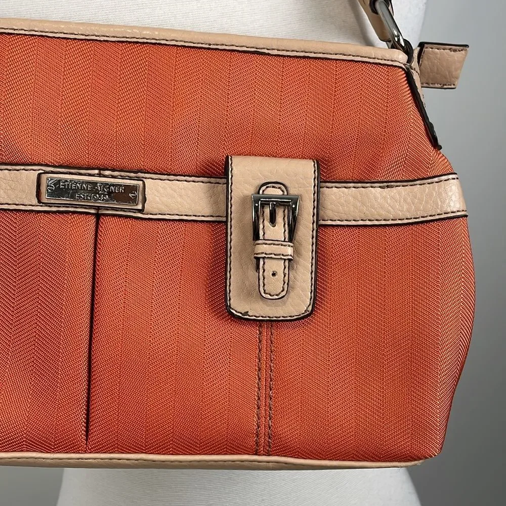 Etienne Aigner Shoulder Bag Medium Orange Purse